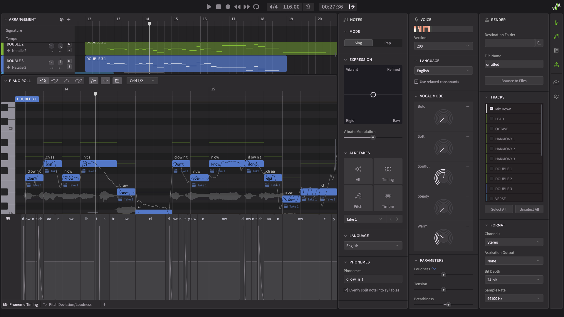 Dreamtonics Synthesizer V Pro Mand Bdl 6 Voices