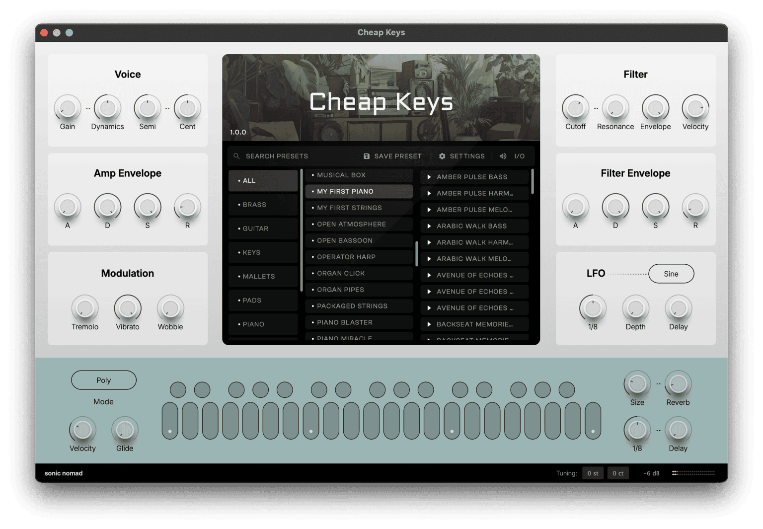 Cheap Keys Virtual Instrument