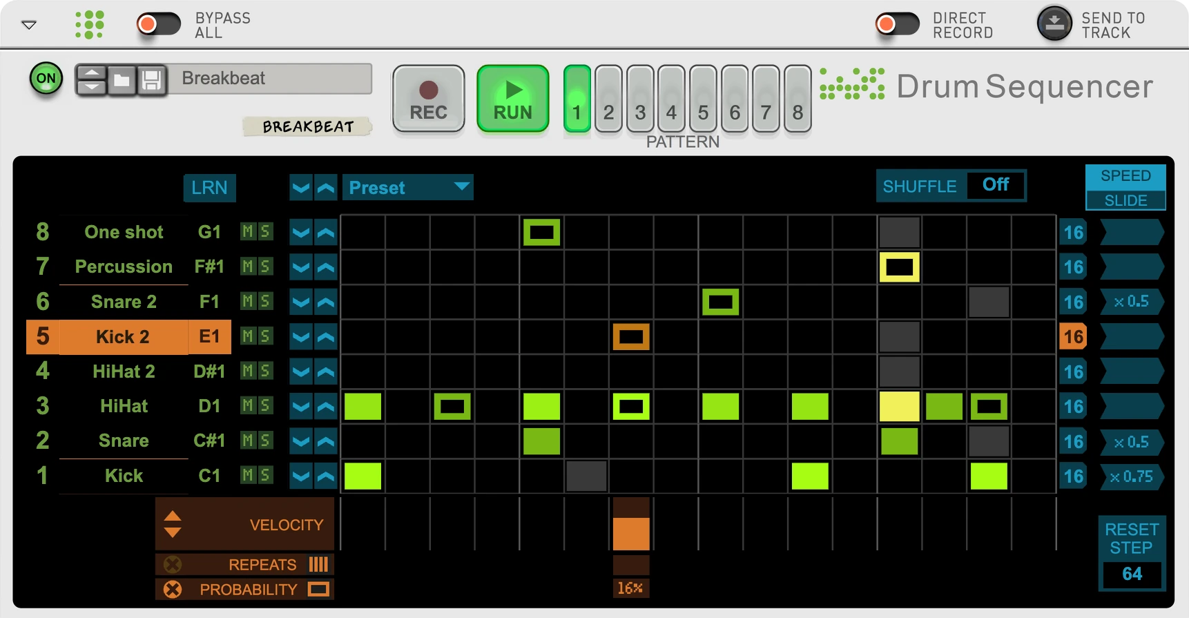 Drum Sequencer by Reason