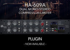 HA-609A DUAL MONO/STEREO COMPRESSOR/LIMITER