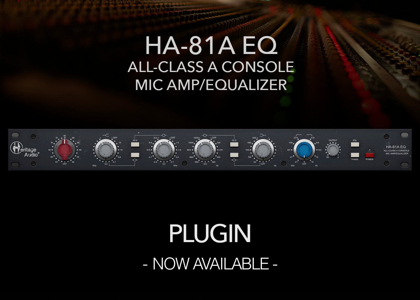 HA-81A EQ CONSOLE CHANNEL
