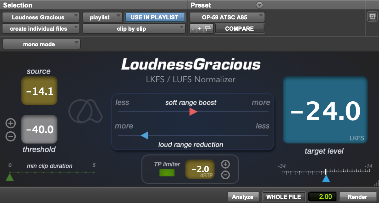 LoudnessGracious