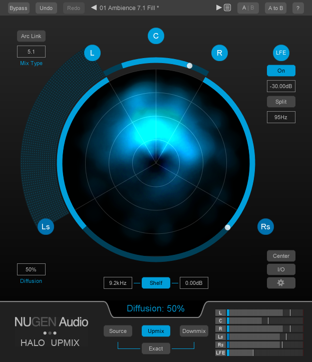 NUGEN Halo Upmix 3D extension