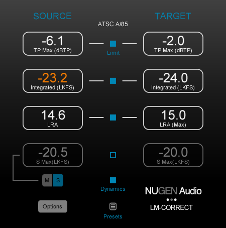 NUGEN LM-Correct DynApt extension