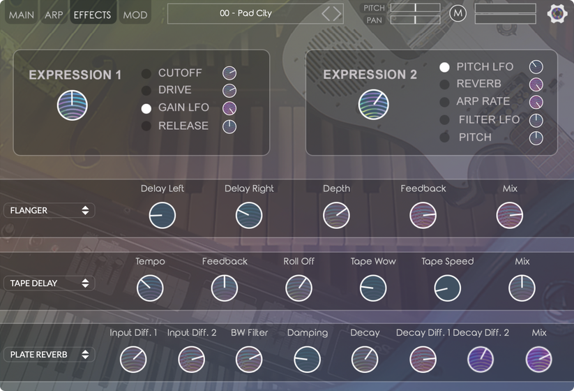 Nightfox Audio Pad City