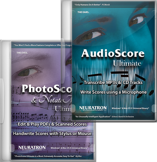 PhotoScore/AudioScore/NotateMe Ultimate Bundle