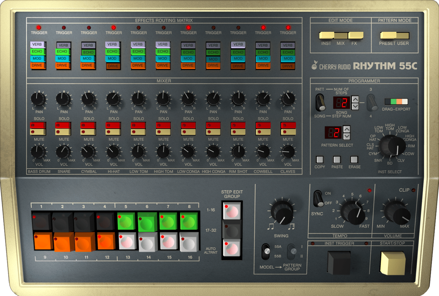 KR-55C Drum Machine