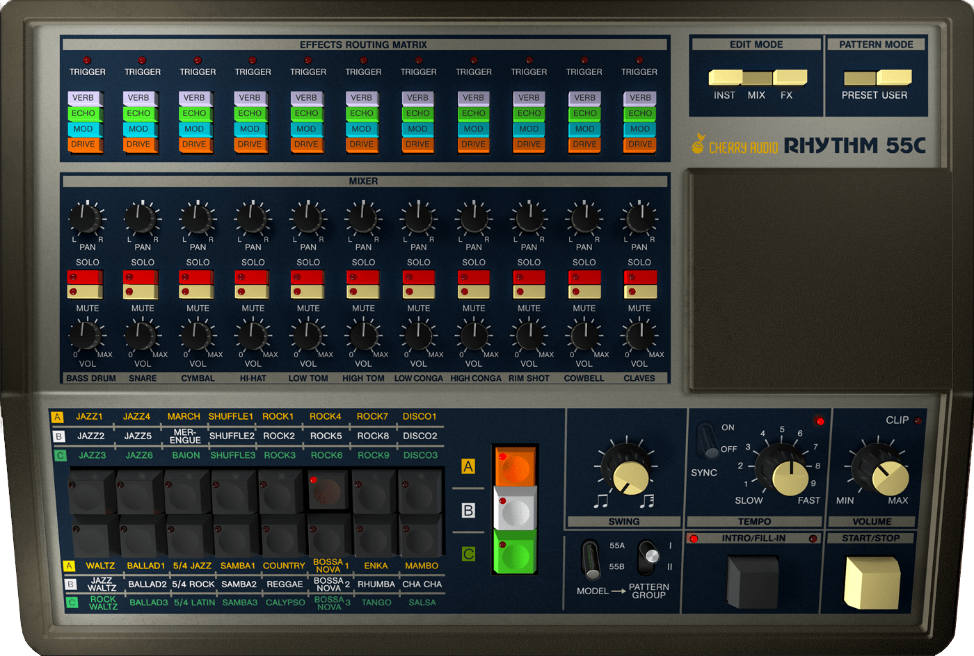 KR-55C Drum Machine