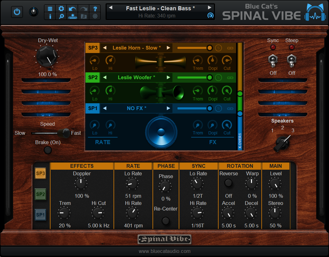 Blue Cat Spinal Vibe