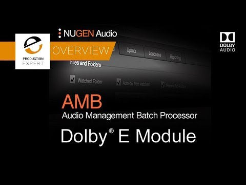 NUGEN AMB Dolby E Module