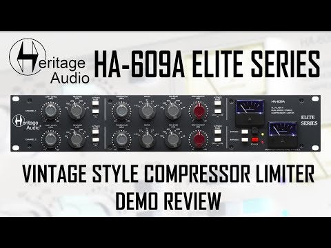 HA-609A DUAL MONO/STEREO COMPRESSOR/LIMITER
