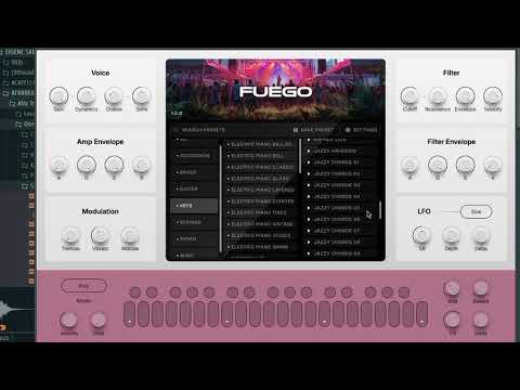 FUEGO Latin Virtual Instrument