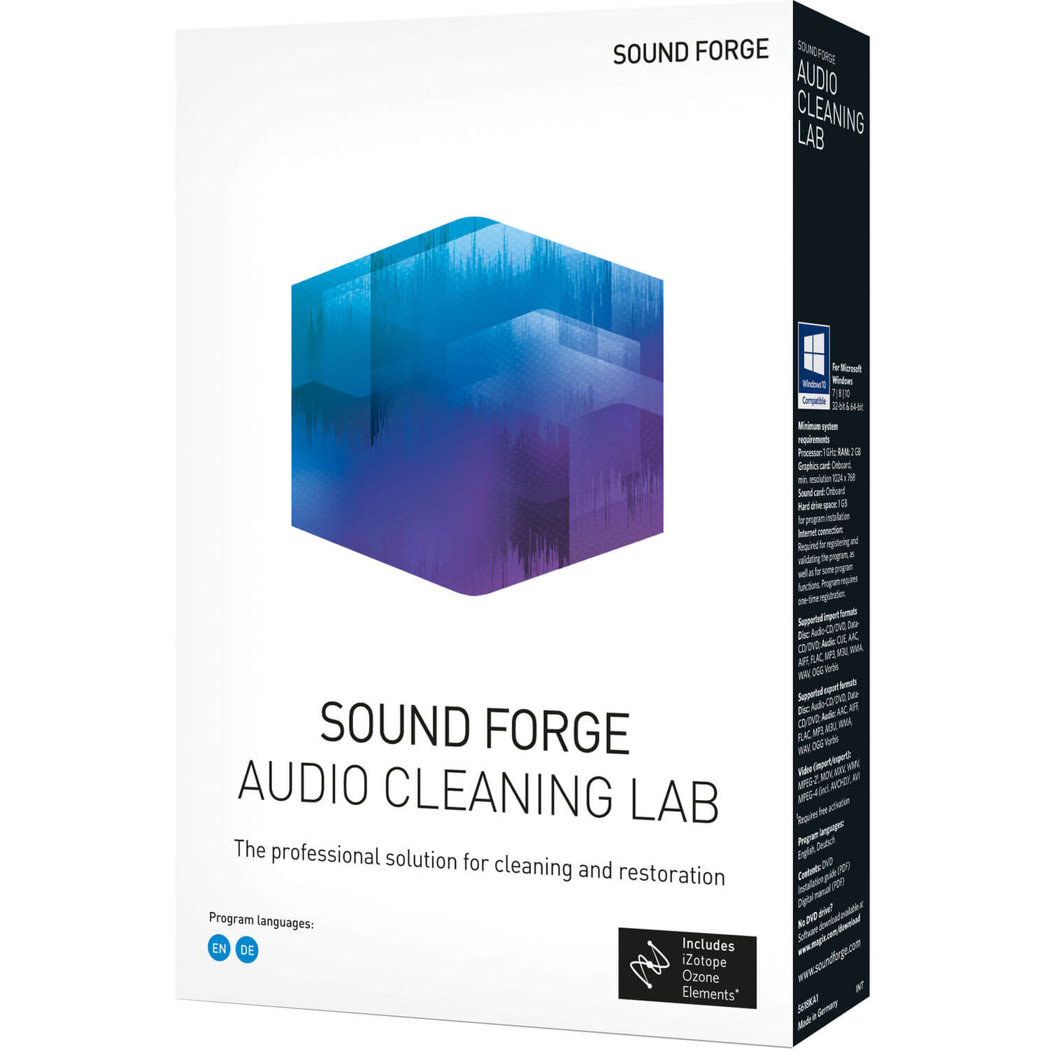 MAGIX SOUND FORGE Audio Cleaning Lab 4 | Plugin World