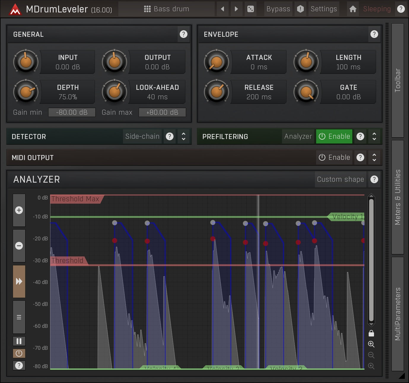 Melda MDrumLeveler